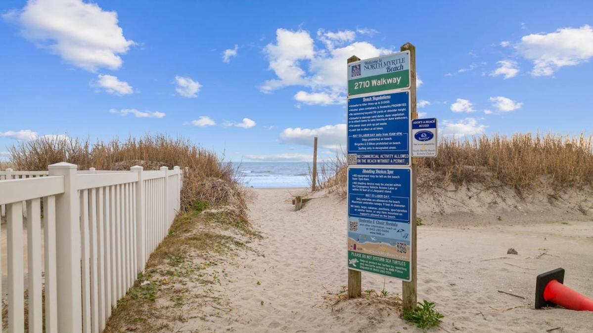 Cherry Grove Efficiency Just Steps From The Beach 미를 비치 외부 사진